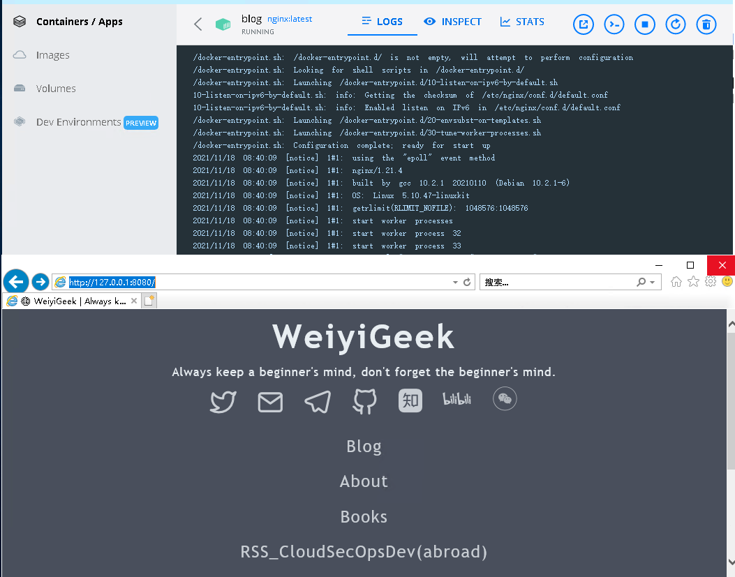 WeiyiGeek.Docker Desktop